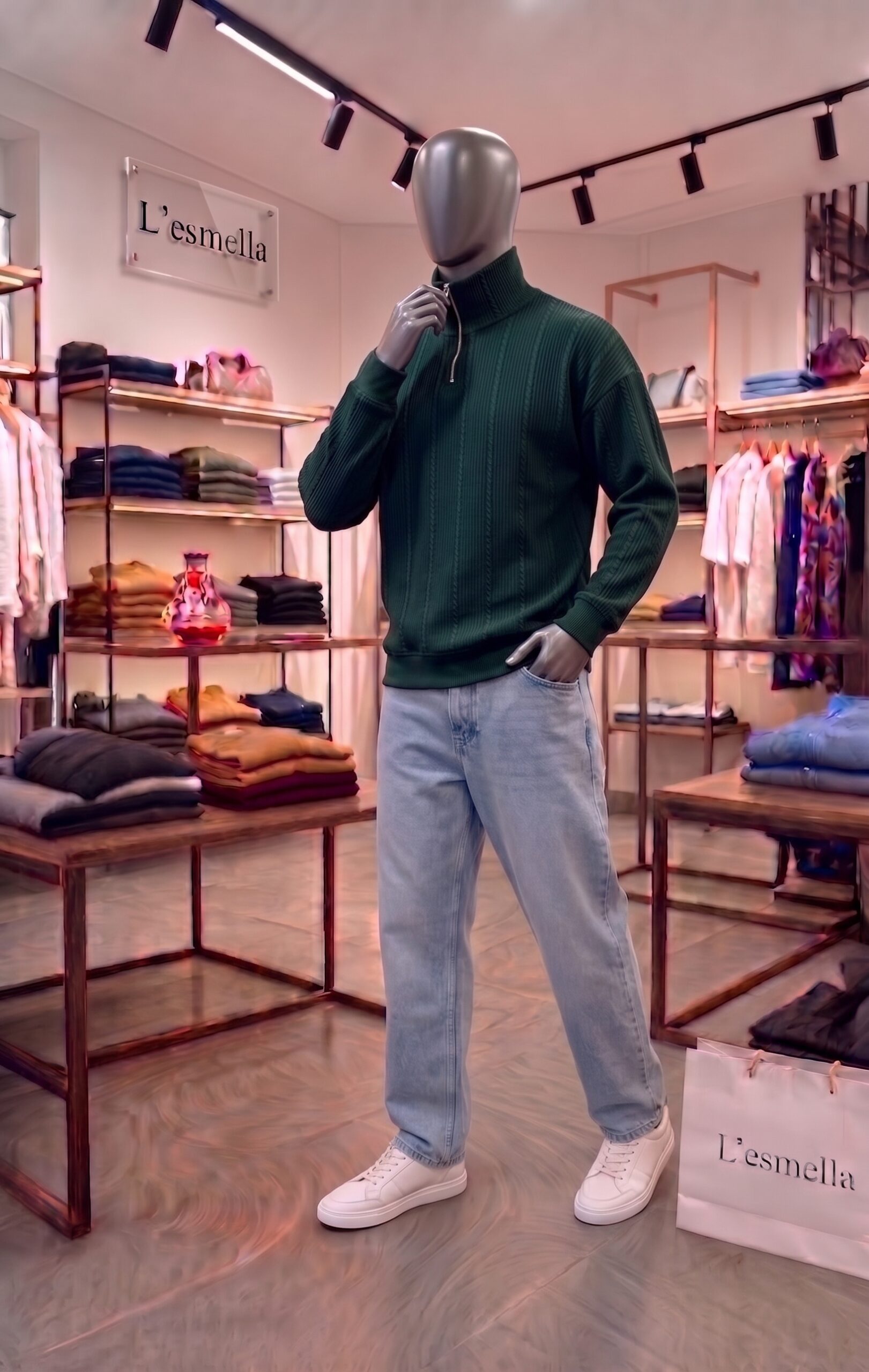 Sweater half zip - الصورة 6