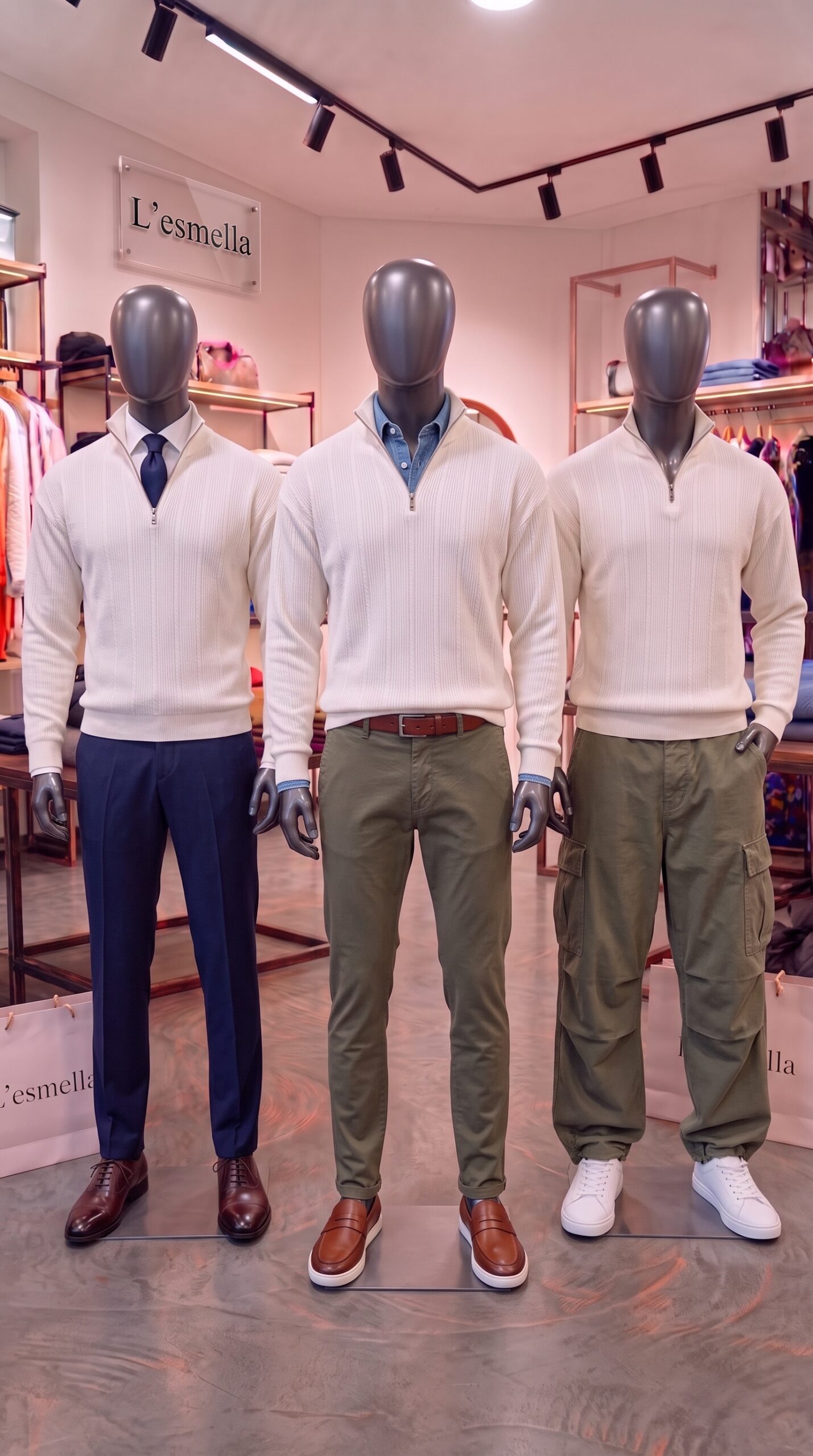 Sweater half zip